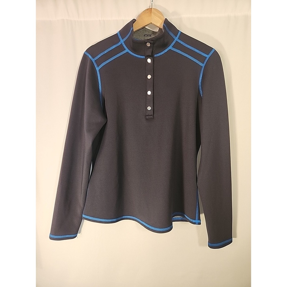 Cutter & Buck Women's Reversible Overknit Snap Pullover/Golf‎ Jacket/Sweater